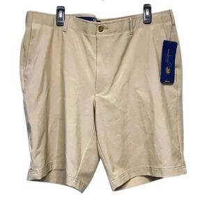 Jack Nicklaus Golf Shorts‎ Men's 40 Performance Chinchilla Beige  Flat Front NWT